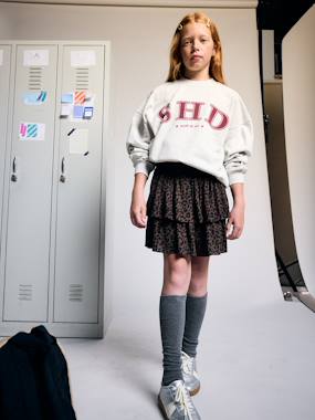 -Tiered frill skirt for girls