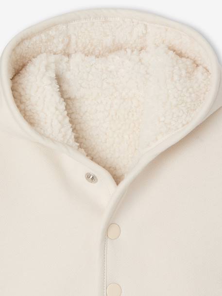 Gilet à capuche naissance vanilla - vertbaudet enfant 