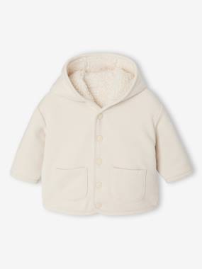 Hooded cardigan for newborns - vertbaudet enfant -Hooded cardigan for newborns