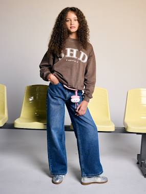-Loose-Fit Jeans for Girls, JONEN