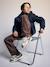 Velvet Cargo Trousers, JONEN anthracite+hazel - vertbaudet enfant 