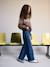 Jean droit fille bleu foncé+bleu moyen+denim gris - vertbaudet enfant 