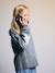 Long-sleeved knit jumper for girls grey - vertbaudet enfant 