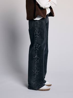 -Wide-leg jeans for girls