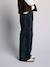 Wide-leg jeans for girls denim grey - vertbaudet enfant 