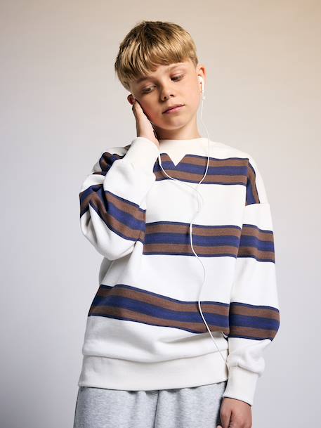 Lot de 2 sweats garçon noisette - vertbaudet enfant 