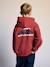 Hooded sweatshirt for boys tomato red - vertbaudet enfant 