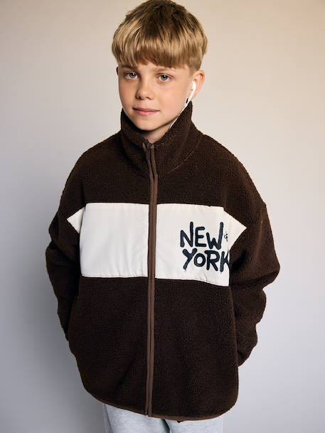 Zip-up sweatshirt for boys hazel - vertbaudet enfant 