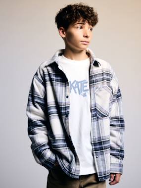 -Lined shirt for boys