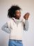 Sleeveless hooded zip-up cardigan for girls beige - vertbaudet enfant 