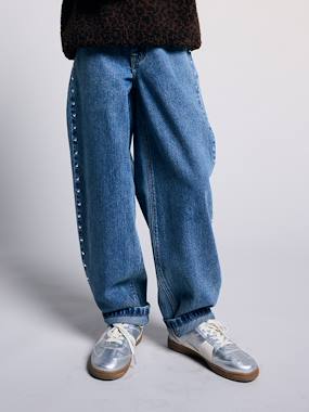 -Balloon jeans for girls