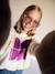 Sweatshirt for girls ecru+old rose - vertbaudet enfant 
