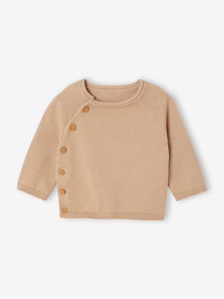 Ensemble naissance pull et pantalon beige - vertbaudet enfant 