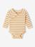Pack of 5 long-sleeved bodysuits for newborns beige - vertbaudet enfant 