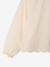 Long-sleeved blouse for girls ecru - vertbaudet enfant 