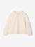 Long-sleeved blouse for girls ecru - vertbaudet enfant 
