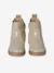 Leather Boots for Girls beige+black+bronze+brown+cocoa+golden yellow+green+navy blue+old rose - vertbaudet enfant 