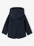 Manteau fille à capuche drap de laine beige chiné+marine - vertbaudet enfant 