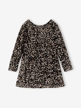 -Robe fille à sequins