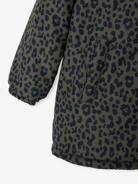 Parka réversible enfant kaki - vertbaudet enfant 