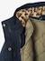 3-in-1 detachable parka for girls blush+navy blue - vertbaudet enfant 