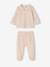 Lot de 2 pyjamas bébé fille ouverture dos beige chiné - vertbaudet enfant 