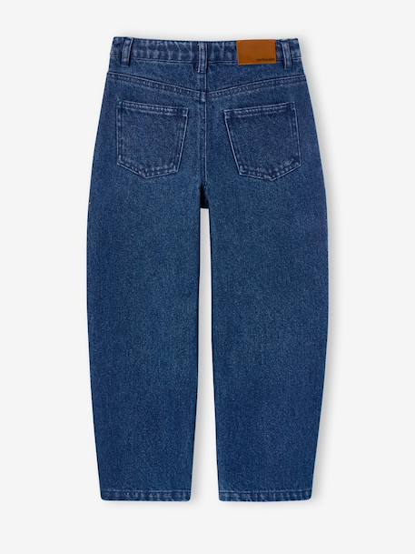 Balloon jeans for girls medium blue - vertbaudet enfant 