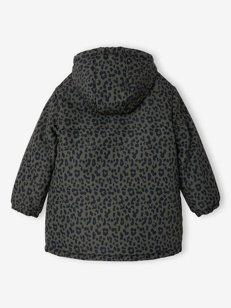 Reversible parka for kids khaki - vertbaudet enfant 