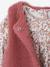 Coffret bébé robe + gilet + bandeau vanille+vieux rose - vertbaudet enfant 