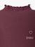 Knitted roll-neck top for girls plum+taupe - vertbaudet enfant 