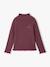 Sous-pull fille tricot prune+taupe - vertbaudet enfant 