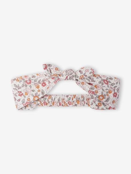 Coffret bébé robe + gilet + bandeau vanille+vieux rose - vertbaudet enfant 