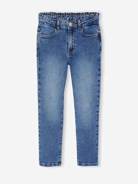 Jean slim morphologie fin bleu clair+bleu moyen - vertbaudet enfant 