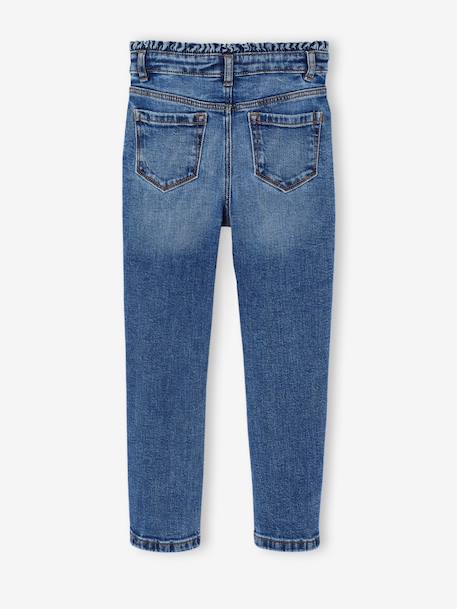 Slim-fit jeans for girls light blue+medium blue - vertbaudet enfant 