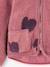 Veste fille sherpa motifs écru+mauve+vanille - vertbaudet enfant 