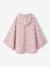 Floral Print Hooded Rain Poncho for Girls, LILIBETH pale pink - vertbaudet enfant 