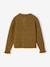 Gilet fille manches longues olive+rose pâle - vertbaudet enfant 