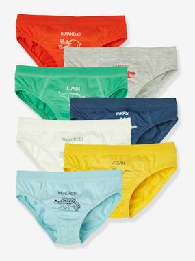 Boys-Underwear-Underpants & Boxers-Pack of 7 Dino Briefs, for Boys
