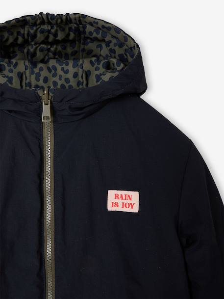 Parka réversible enfant kaki - vertbaudet enfant 