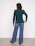 T-shirt grossesse et allaitement manches longues vert sapin - vertbaudet enfant 