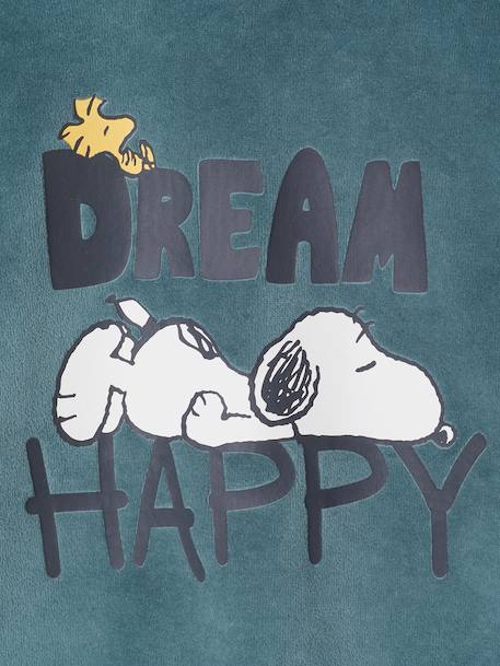 Snoopy velour pyjamas for boys aqua green - vertbaudet enfant 