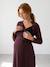 Robe de grossesse et allaitement marron - vertbaudet enfant 