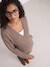 Maternity and nursing wrap cardigan taupe - vertbaudet enfant 