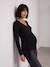 T-shirt grossesse et allaitement noir - vertbaudet enfant 