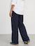 Maternity trousers with belly band navy blue - vertbaudet enfant 