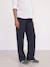 Maternity trousers with belly band navy blue - vertbaudet enfant 