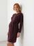 Robe de grossesse et allaitement marron - vertbaudet enfant 