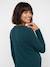 T-shirt grossesse et allaitement manches longues vert sapin - vertbaudet enfant 