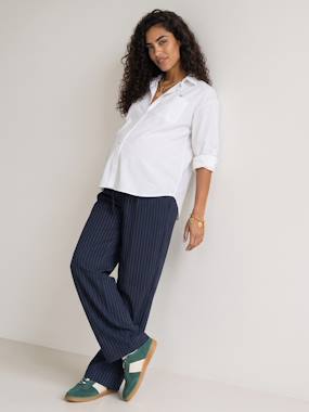 Maternity-Maternity trousers with belly band