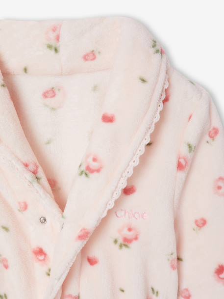 Dressing gown for girls light pink - vertbaudet enfant 